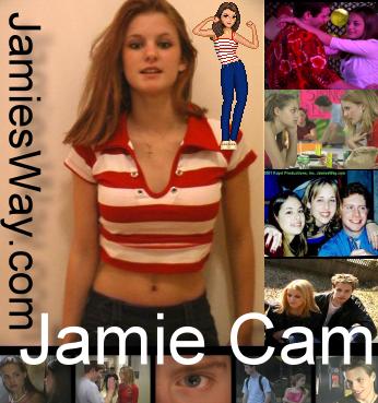 the cast of Jamie's Way and her Jamie Cam